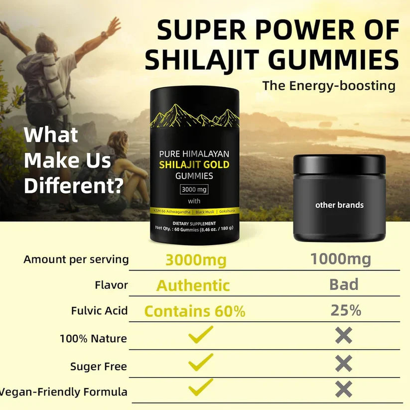 Synergy™ - Pure Himalayan Shilajit Gold Gummies