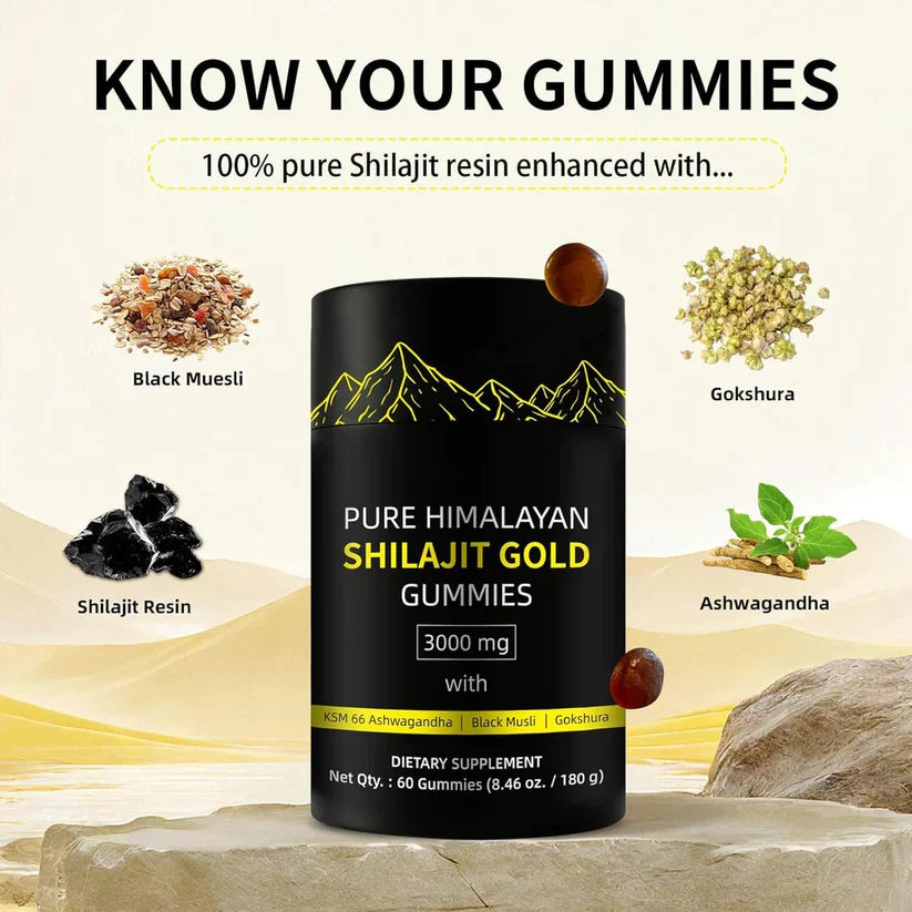 Synergy™ - Pure Himalayan Shilajit Gold Gummies