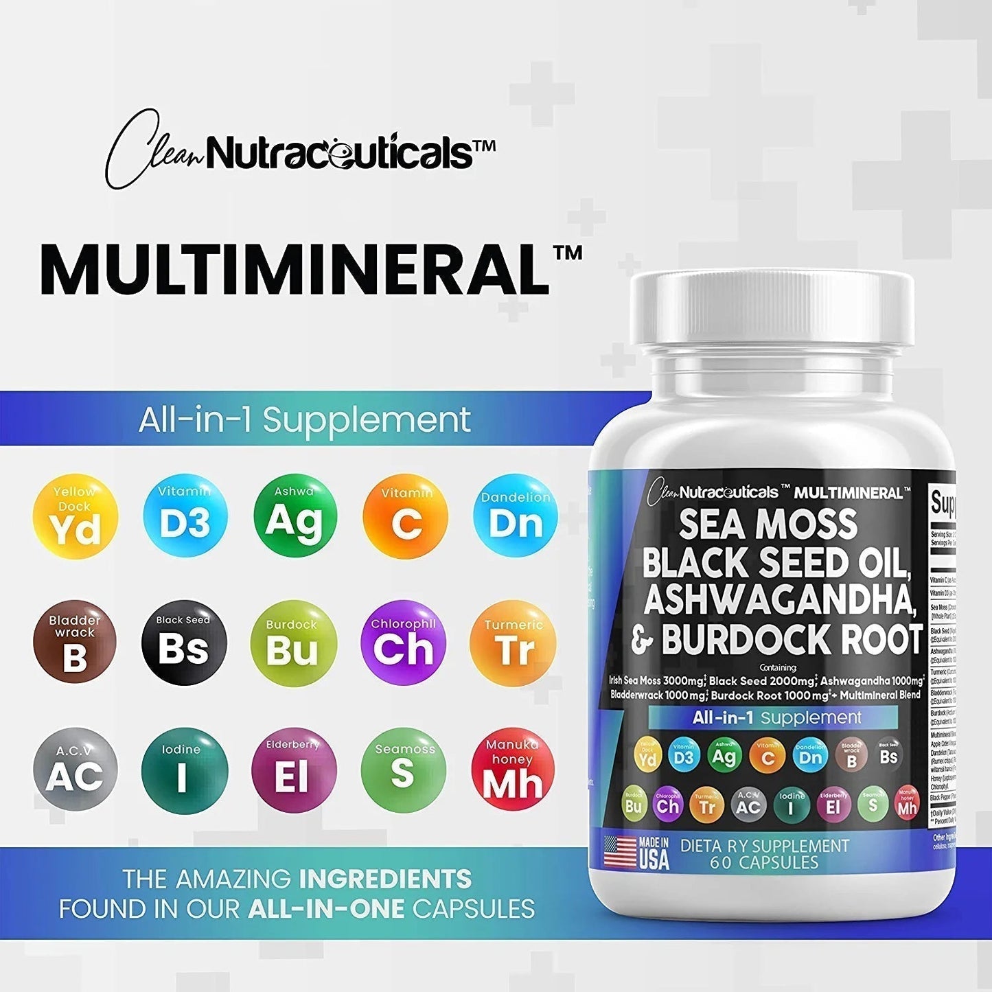 SYNERGY+ MULTI-MINERAL SEA MOSS BLACK SEED