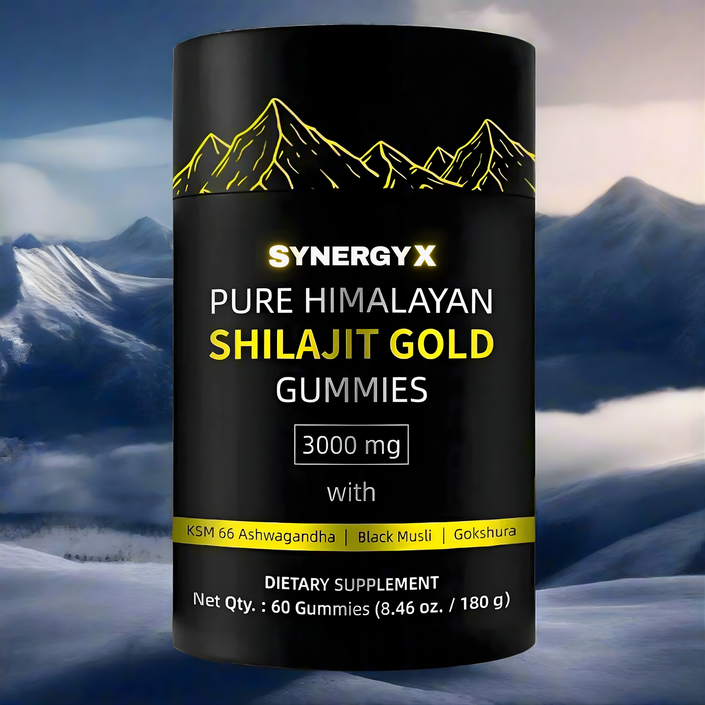 SYNERGY X PURE HIMALAYAN SHILAJIT GOLD GUMMIES