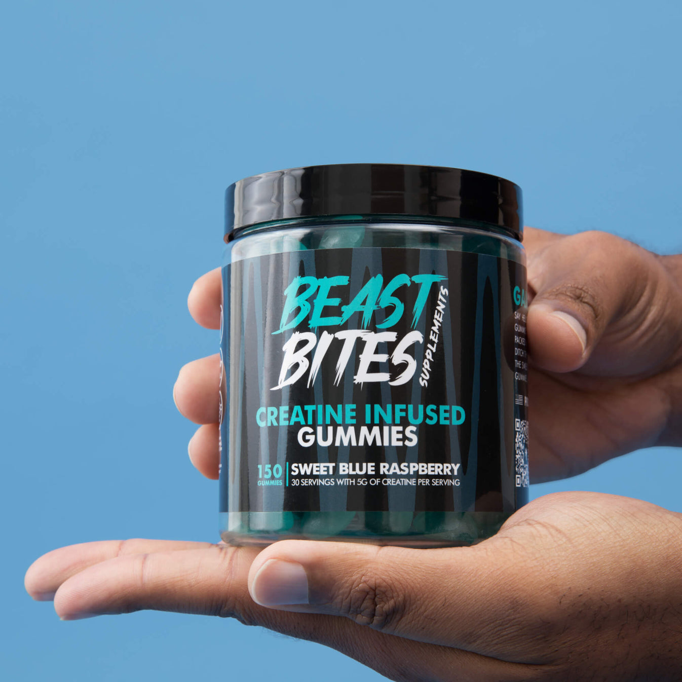 BEAST BITES CREATINE MONOHYDRATE BLUE RASPBERRY