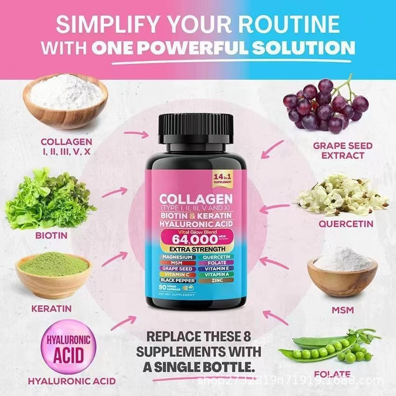 Collagen + Biotin & Keratin Hyaluronic Acid