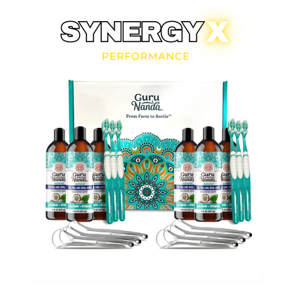 GURU NANDA™️ Coconut Oil Pulling w/ Essential Oils (LIMITED TIME OFFER) 6-12 PACK