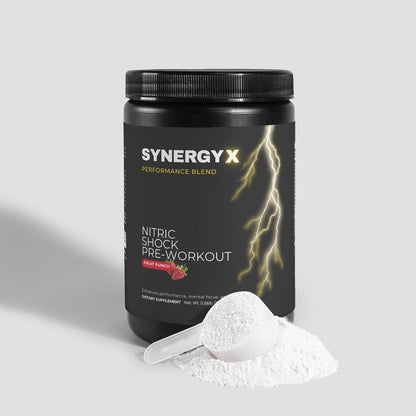 Synergy X Nitric Shock Pre-Workout Powder (Fruit Punch) - Performance Blend