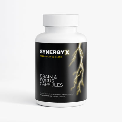 Synergy X Brain + Focus Formula Capsules - Performance Blend