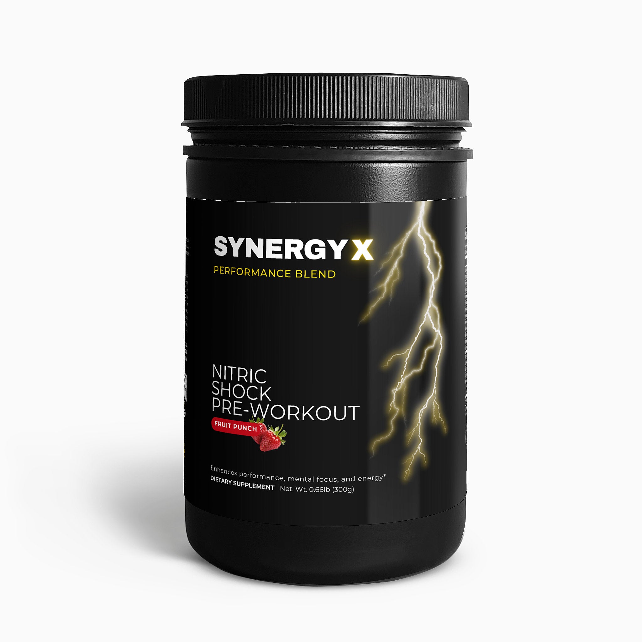 NITRIC SHOCK PRE-WORKOUT POWDER (Fruit Punch)