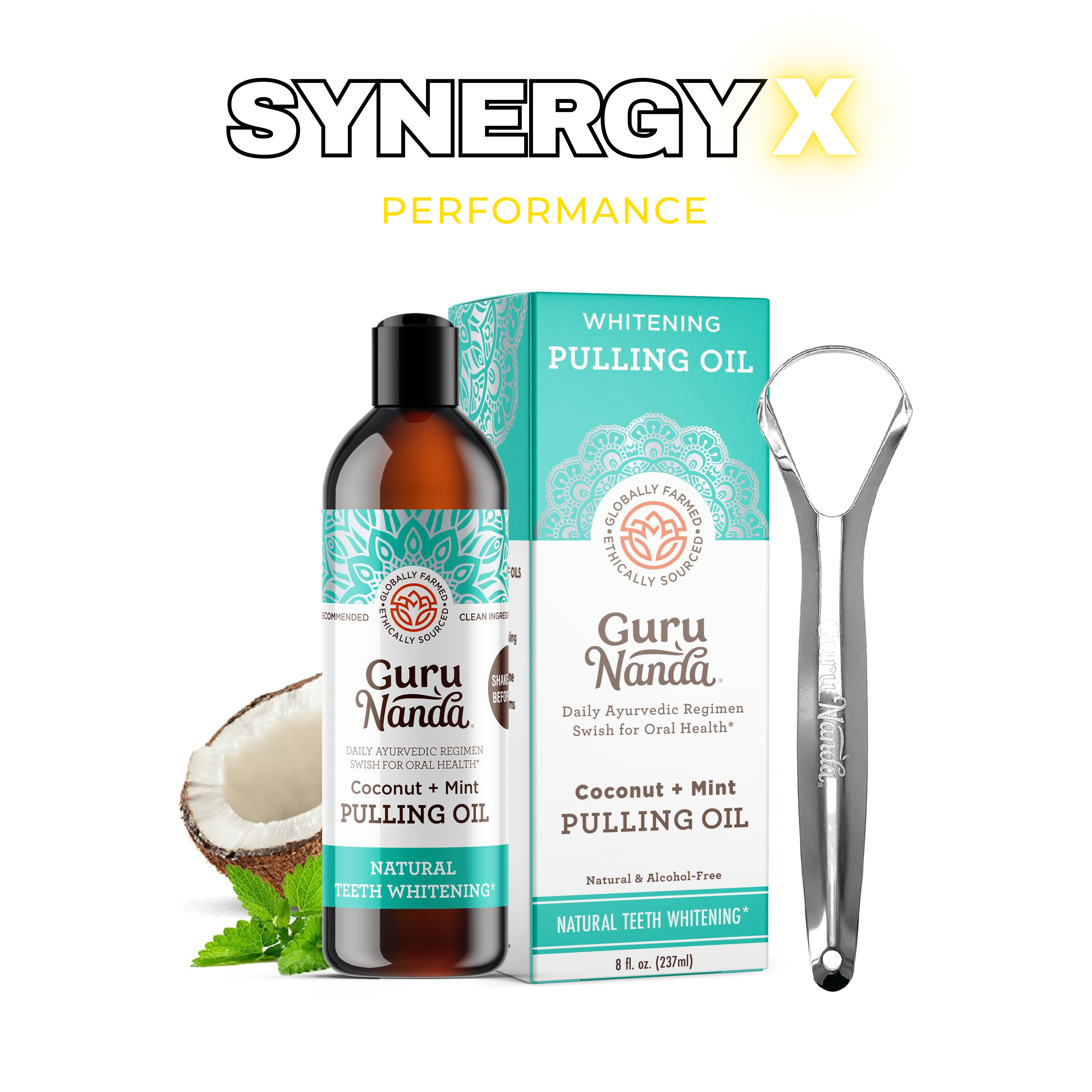 GURU NANDA™️ Coconut Oil Pulling w/ Essential Oils (LIMITED TIME OFFER)