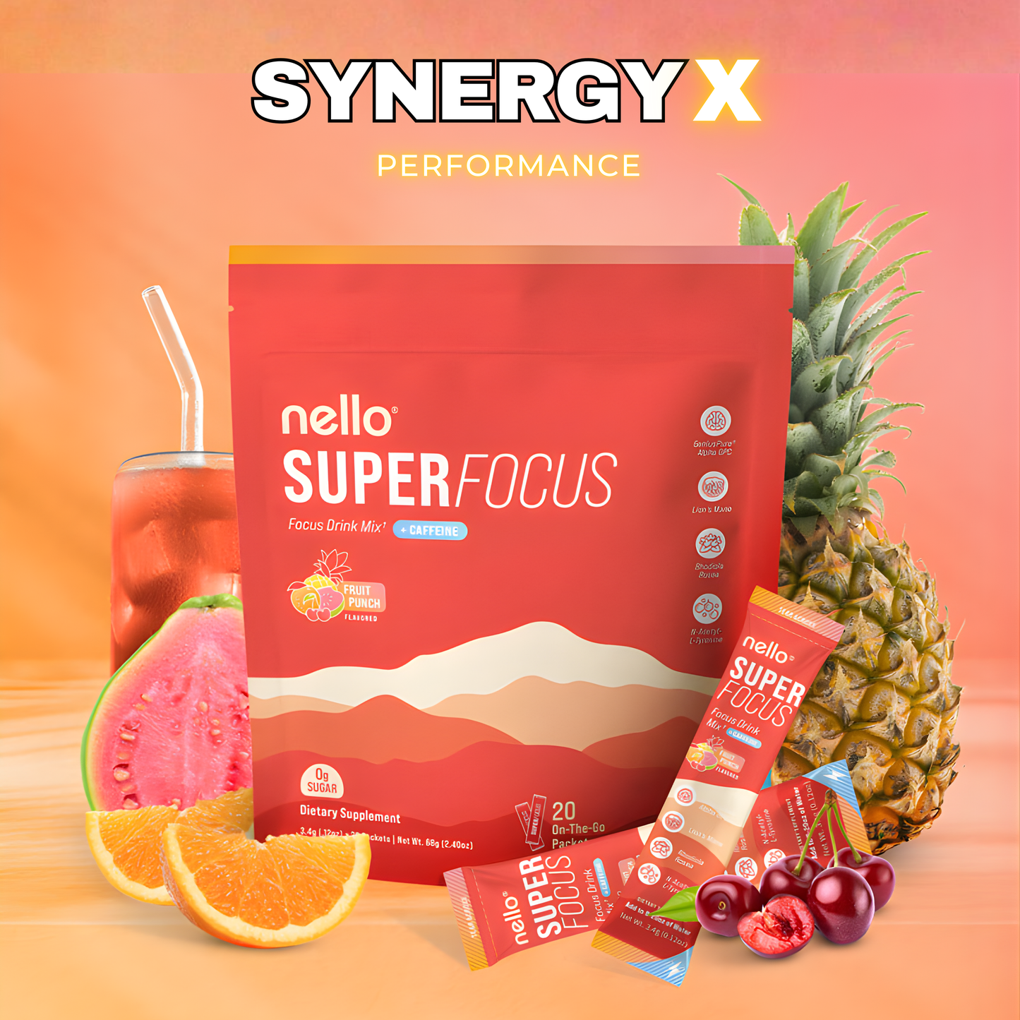 Nello™ SUPERFOCUS DRINK MIX