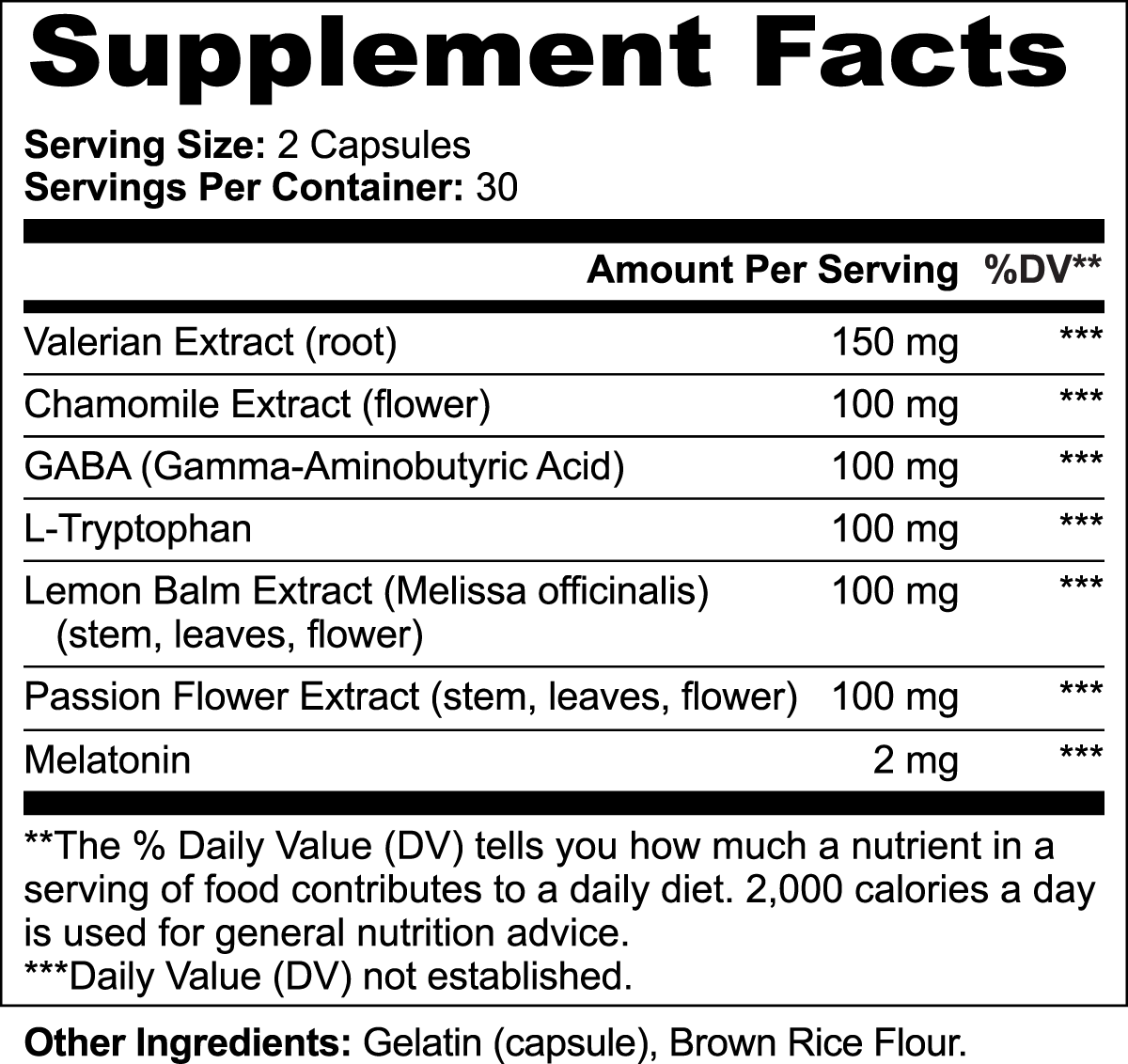 SLEEP FORMULA CAPSULES