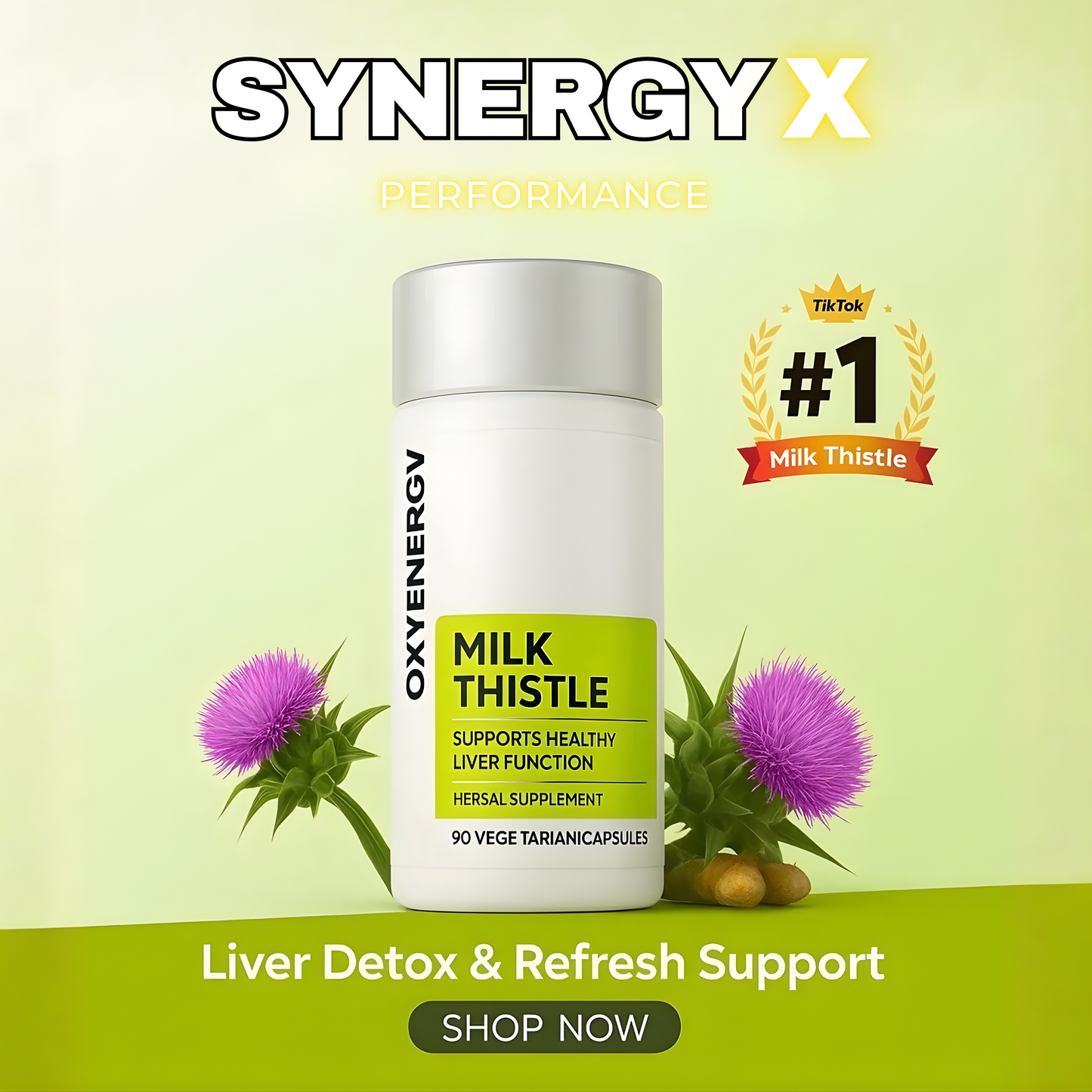 MILK THISTLE LIVER DETOX & COLON CLEANSE