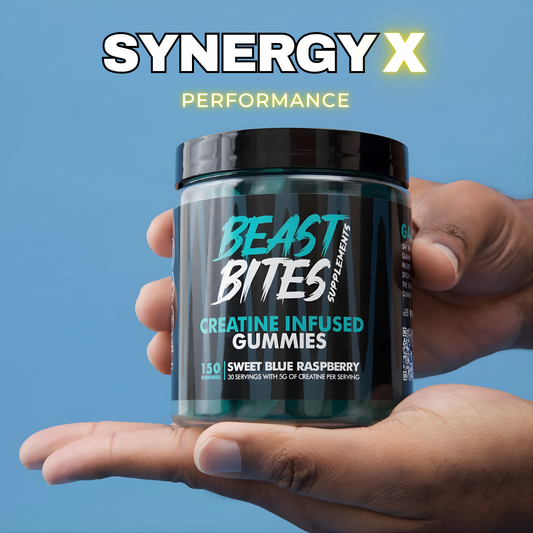 BEAST BITES CREATINE MONOHYDRATE BLUE RASPBERRY