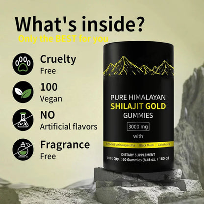 Synergy™ - Pure Himalayan Shilajit Gold Gummies