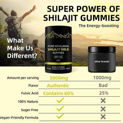 Synergy™ - Pure Himalayan Shilajit Gold Gummies