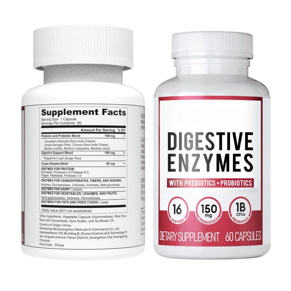 SYNERGY™  - DIGESTIVE ENZYMES 60CT + 60B PROBIOTIC 30CT
