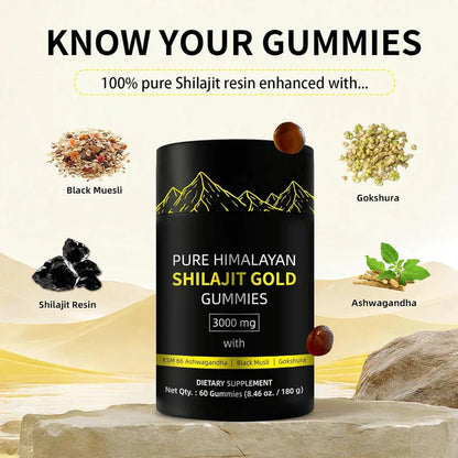 Synergy™ - Pure Himalayan Shilajit Gold Gummies