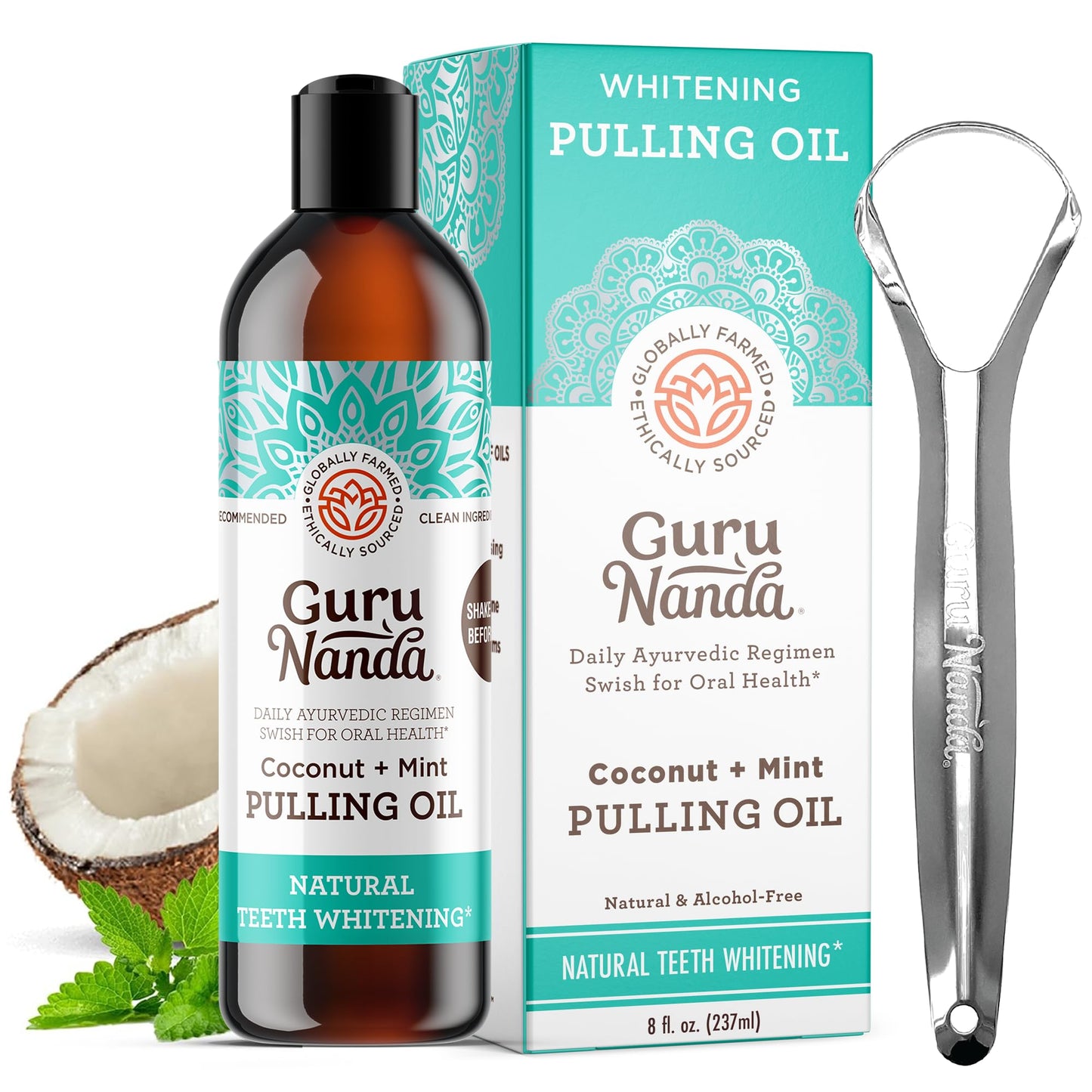 GURU NANDA™️ Coconut Oil Pulling w/ Essential Oils (LIMITED TIME OFFER)