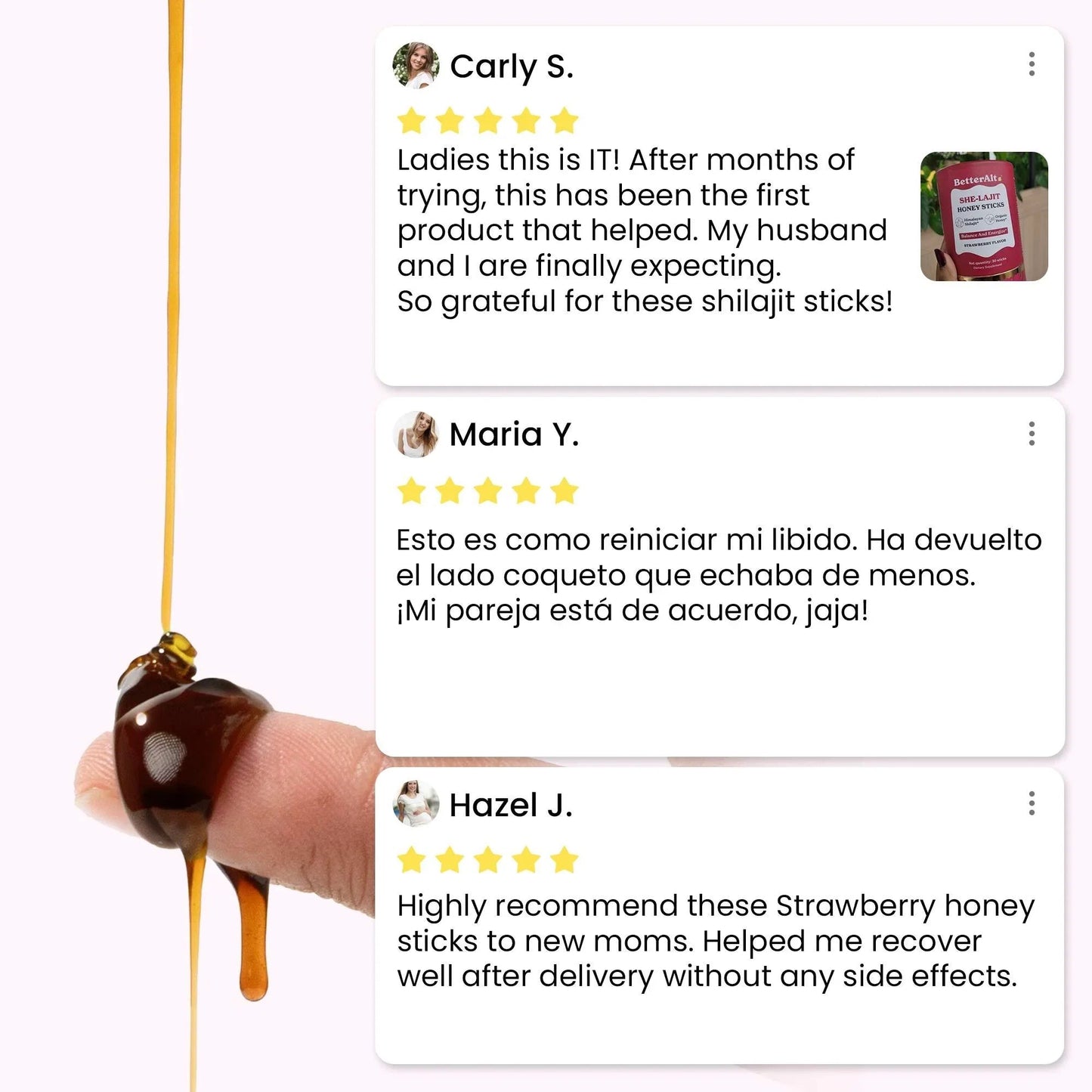 SYNERGY X SHE-LAJIT HONEY STICKS