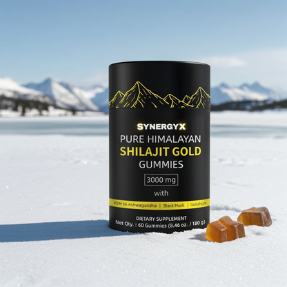 SYNERGY X PURE HIMALAYAN SHILAJIT GOLD GUMMIES