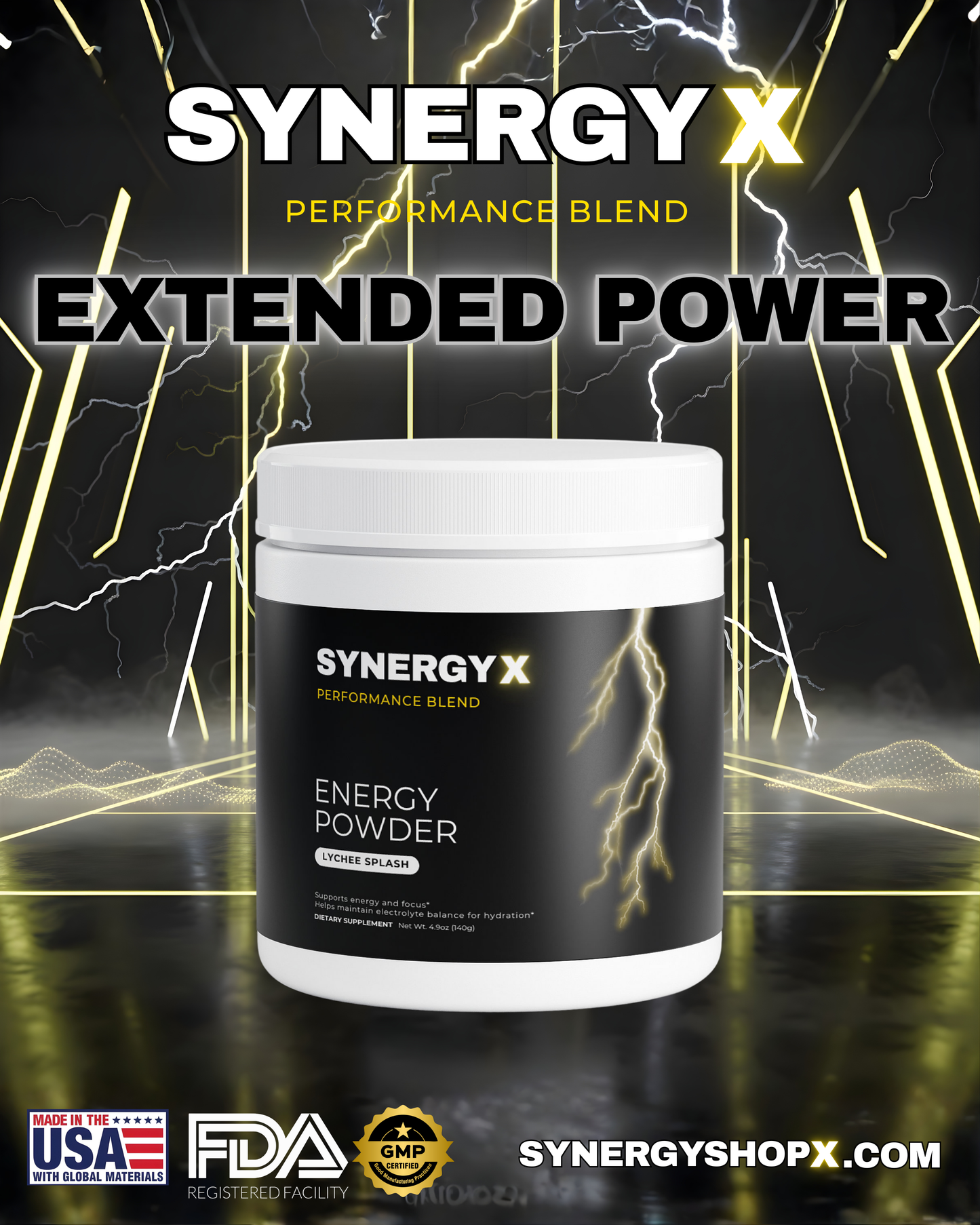 ENERGY POWDER (Lychee Splash Energy)