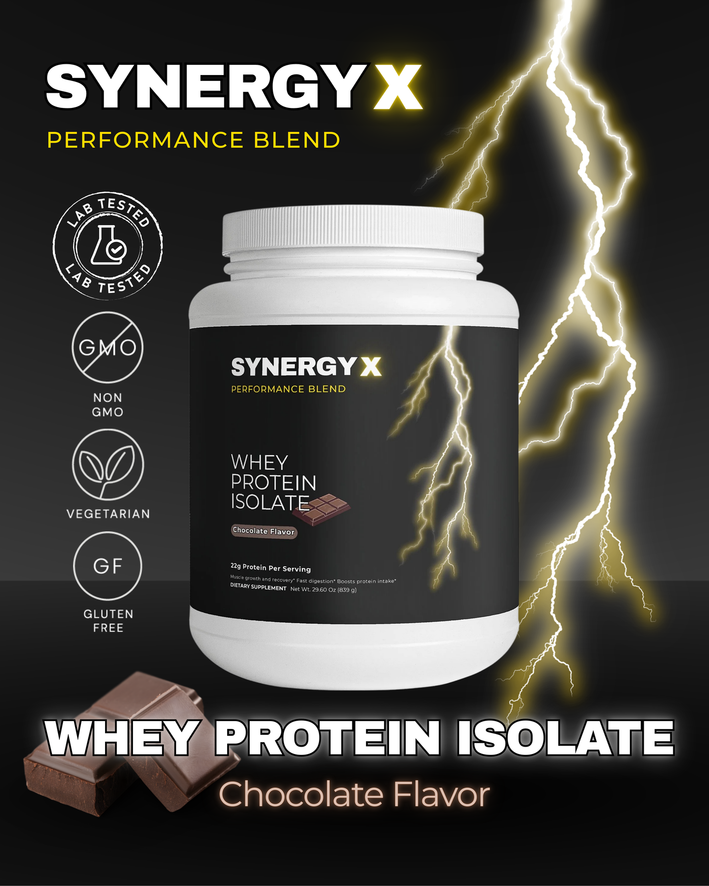 ADVANCED 100% WHEY PROTEIN ISOLATE (Chocolate)