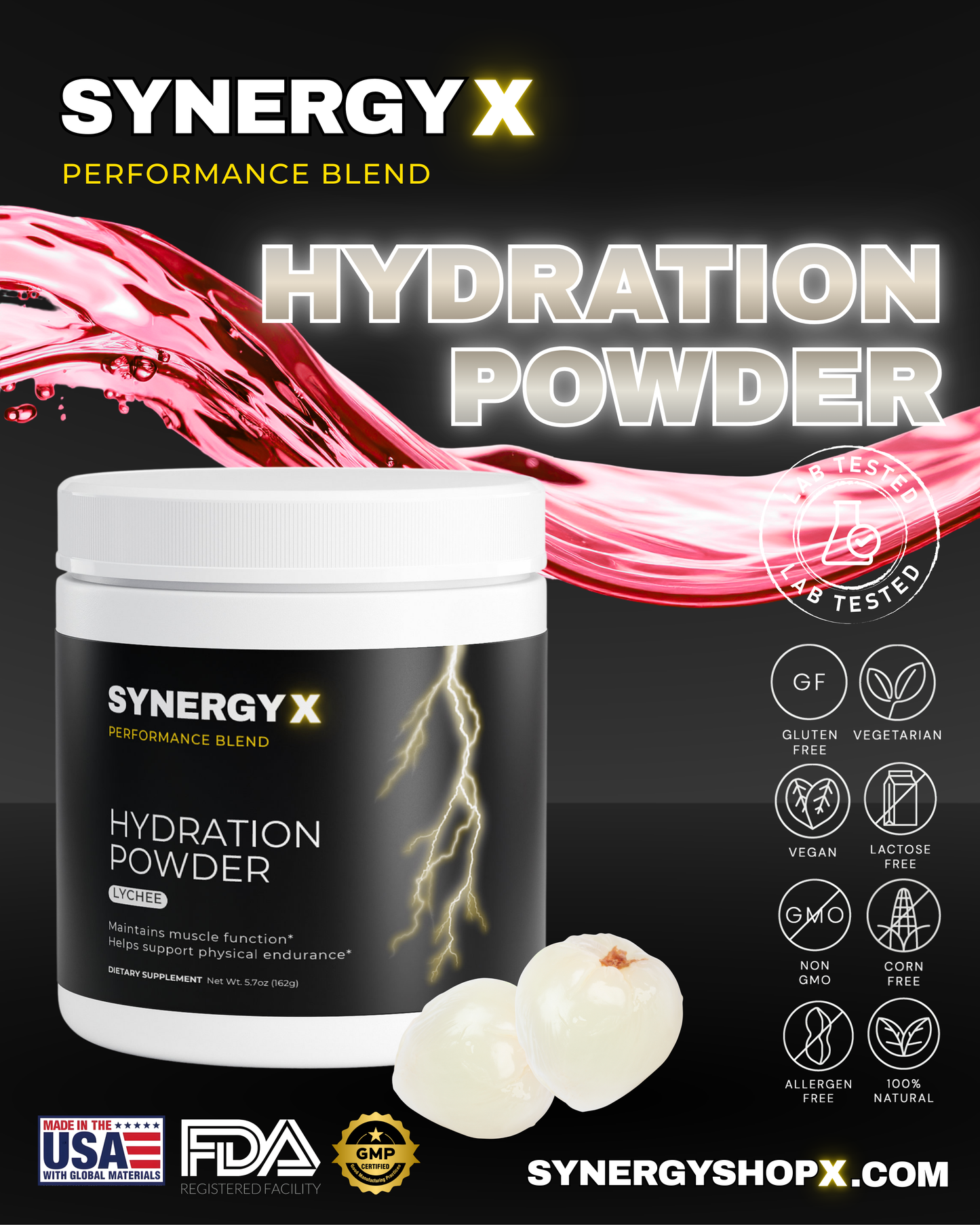 HYDRATION POWDER (Lychee)