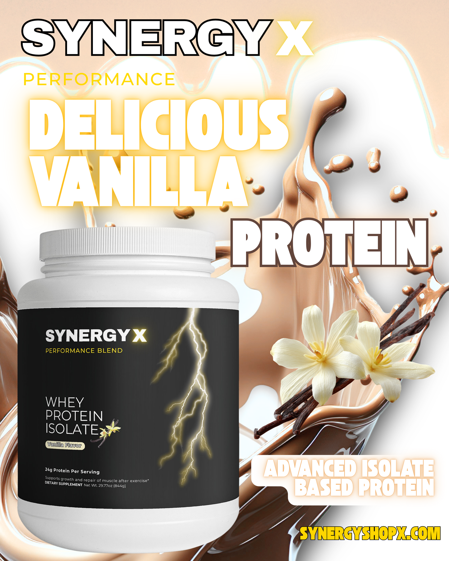 ADVANCED 100% WHEY PROTEIN ISOLATE (Vanilla)