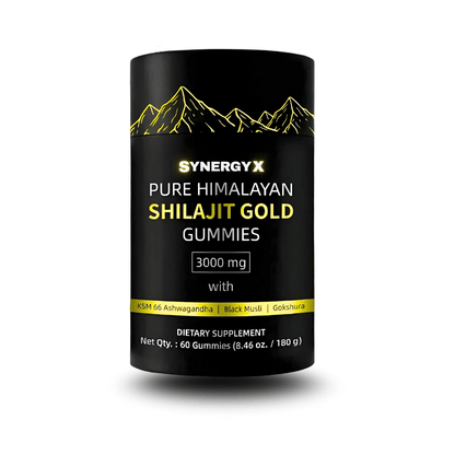 SYNERGY X PURE HIMALAYAN SHILAJIT GOLD GUMMIES