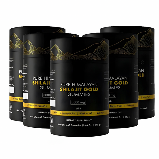 PURE HIMALAYAN SHILAJIT GOLD GUMMIES 6-12 PACK