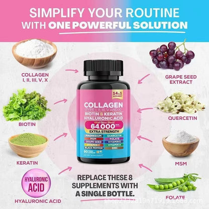 Collagen + Biotin & Keratin Hyaluronic Acid