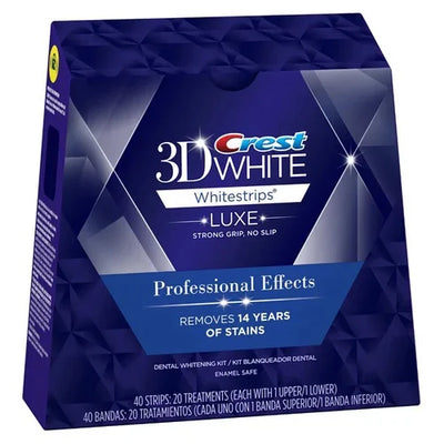 CREST 3-D TEETH WHITESTRIPS Professional Effects - Oral Care Set - 20 Pack