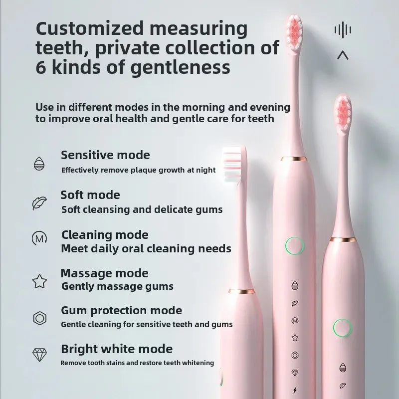ELECTRIC SMART TOOTHBRUSH 3 COLORS