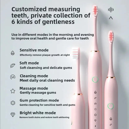 ELECTRIC SMART TOOTHBRUSH 3 COLORS