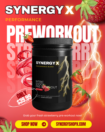 NITRIC SHOCK PRE-WORKOUT POWDER (Fruit Punch)