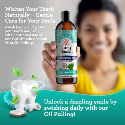 GURU NANDA™️ Coconut Oil Pulling w/ Essential Oils (LIMITED TIME OFFER)