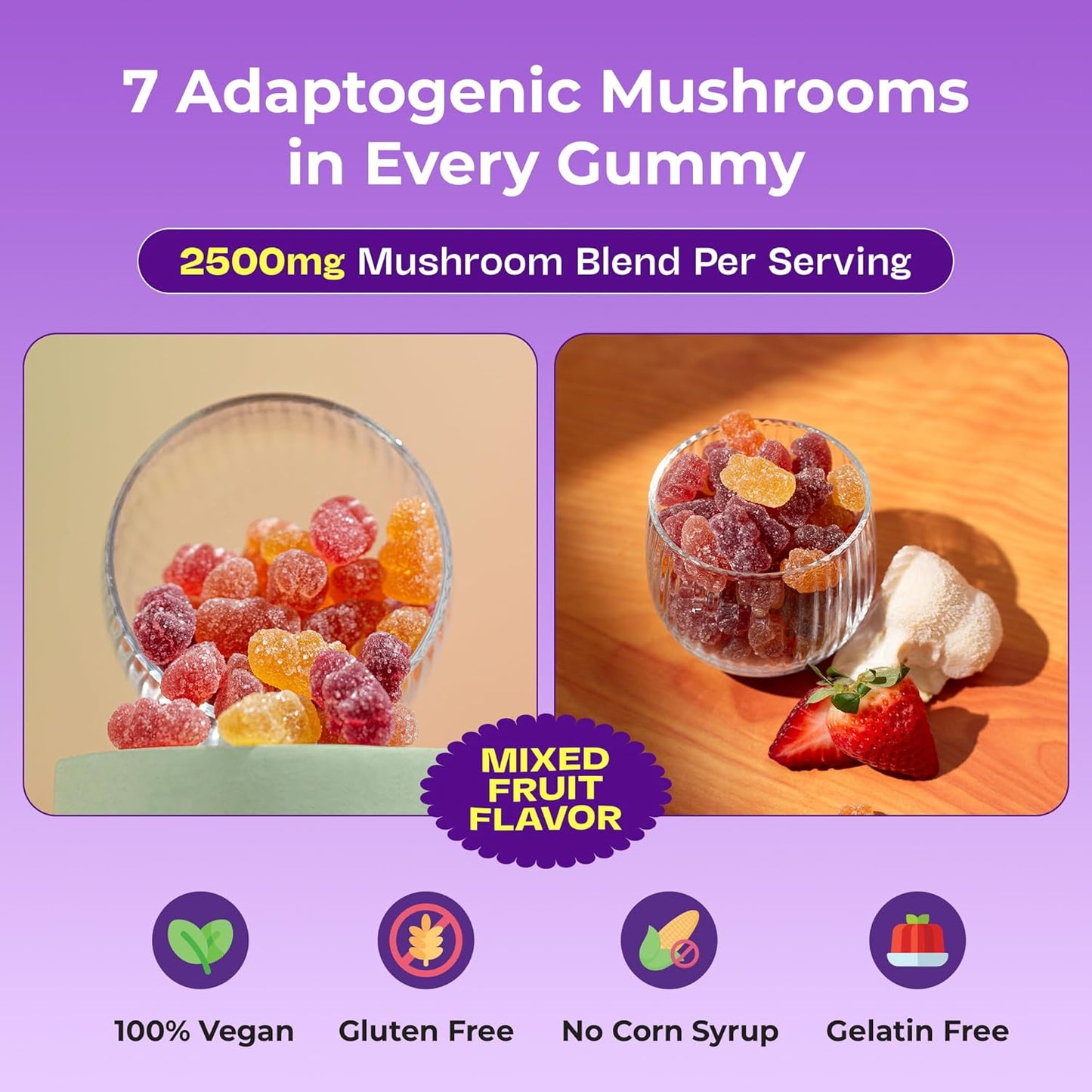 MUSHROOM ASHWAGANDHA GUMMIES