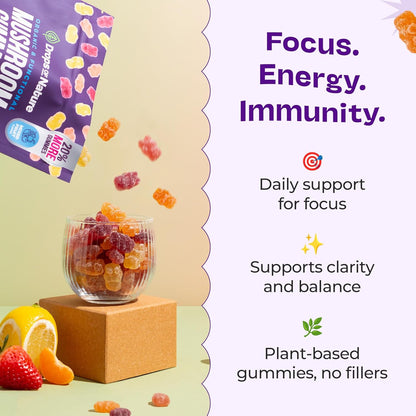 MUSHROOM ASHWAGANDHA GUMMIES