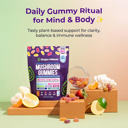 MUSHROOM ASHWAGANDHA GUMMIES