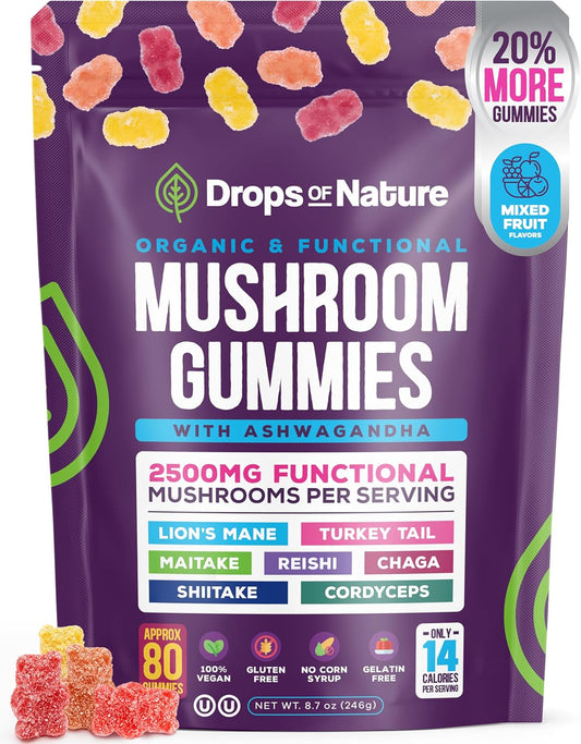 MUSHROOM ASHWAGANDHA GUMMIES