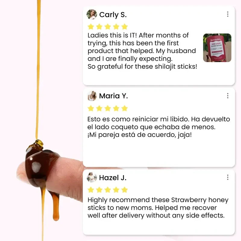 SHE-LAJIT Honey Sticks