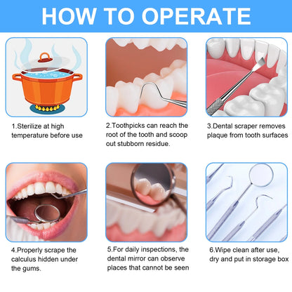 DENTIST TOOL SET 5 PIECES